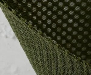 Three layer mesh is widely used in shoes, hats, bags and clothing industries
