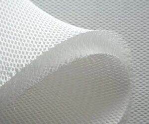 Mesh fabric includes woven mesh and knitted mesh