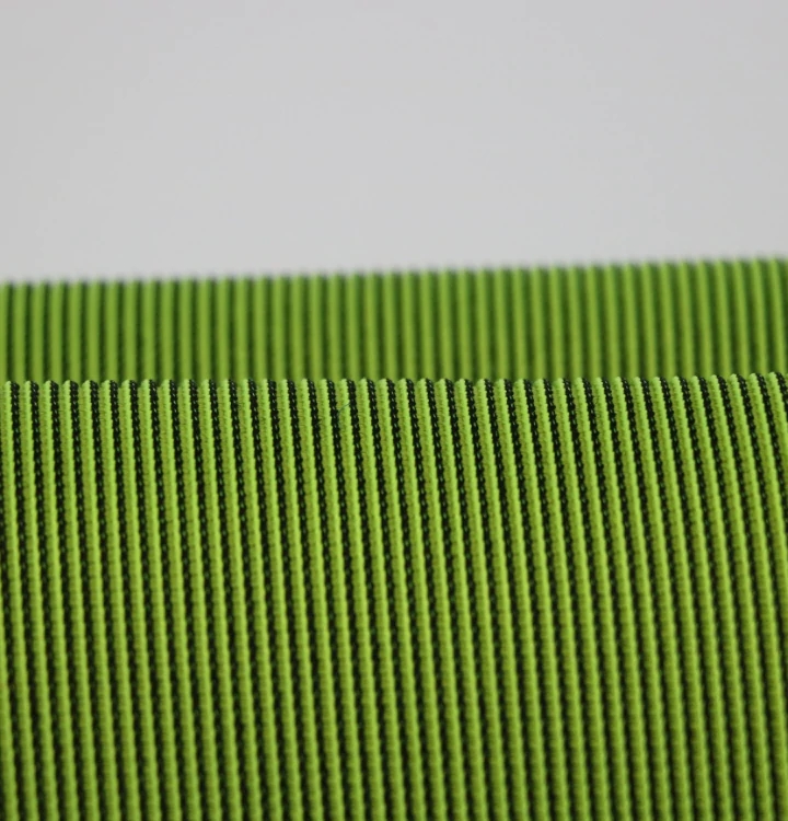 3D Air spacer sandwich mesh fabric 100% Recycle Polyester green heavy ...